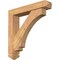 Ekena Millwork Imperial Arts and Crafts Smooth Bracket w/ Offset Brace, Western Red Cedar, 5 1/2"W x 28"D x 28"H BKT0604X28X28IMP03SWR - alternate 1